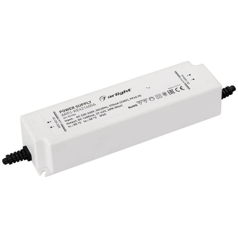Блок питания Arlight ARPJ-KE421400A (60W, 1400mA, PFC) 021904