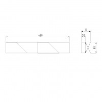 Настенный светодиодный светильник Elektrostandard Snip 40116/Led белый a058286