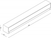 Уличный настенный светодиодный светильник Deko-Light Linear II Double 731129