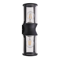Уличный настенный светильник Arte Lamp Minchir A8306AL-2BK