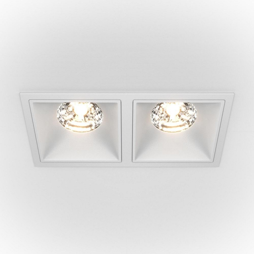 Встраиваемый светильник Maytoni Alfa LED DL043-02-15W4K-SQ-W