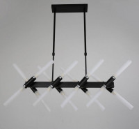 Подвесная люстра Lumina Deco Alford LDP 6036-16 BK