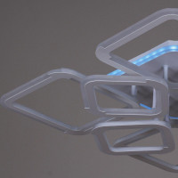 Потолочная люстра Reluce 09821-3.3-4+4 WH (RGB)
