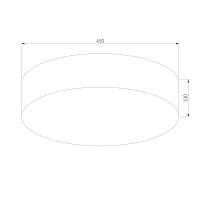 Потолочный светильник TK Lighting 1086 Rondo White