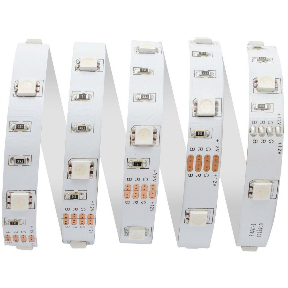 Светодиодная лента Apeyron 12В СТ 7,2Вт/м smd5050 30д/м IP20 5м RGB 38BL