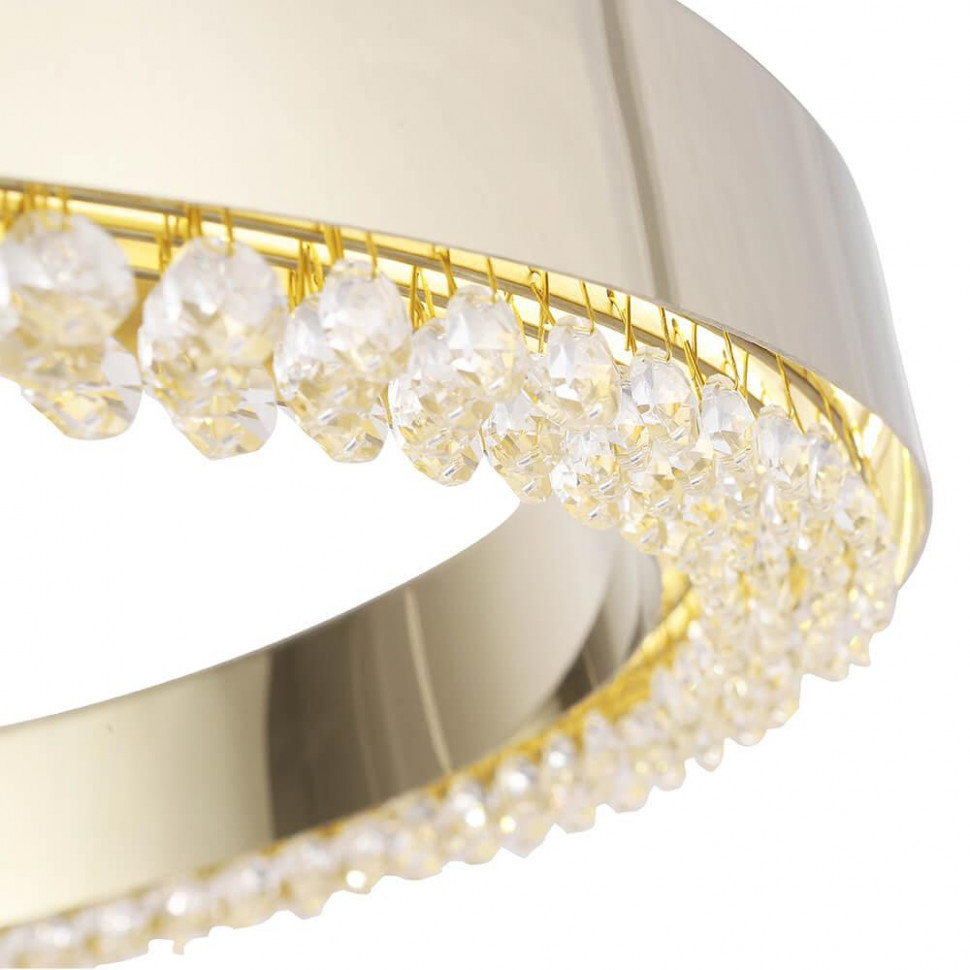 Подвесная люстра Crystal Lux SATURN SP90W LED GOLD