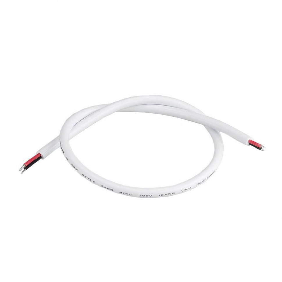 Провод питания Arlight ARL-Moonlight-18AWG-2W-D6-CU-500 White 025559