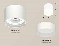 Комплект накладного светильника Ambrella light Techno Spot XS (C8110, N8401) XS8110001