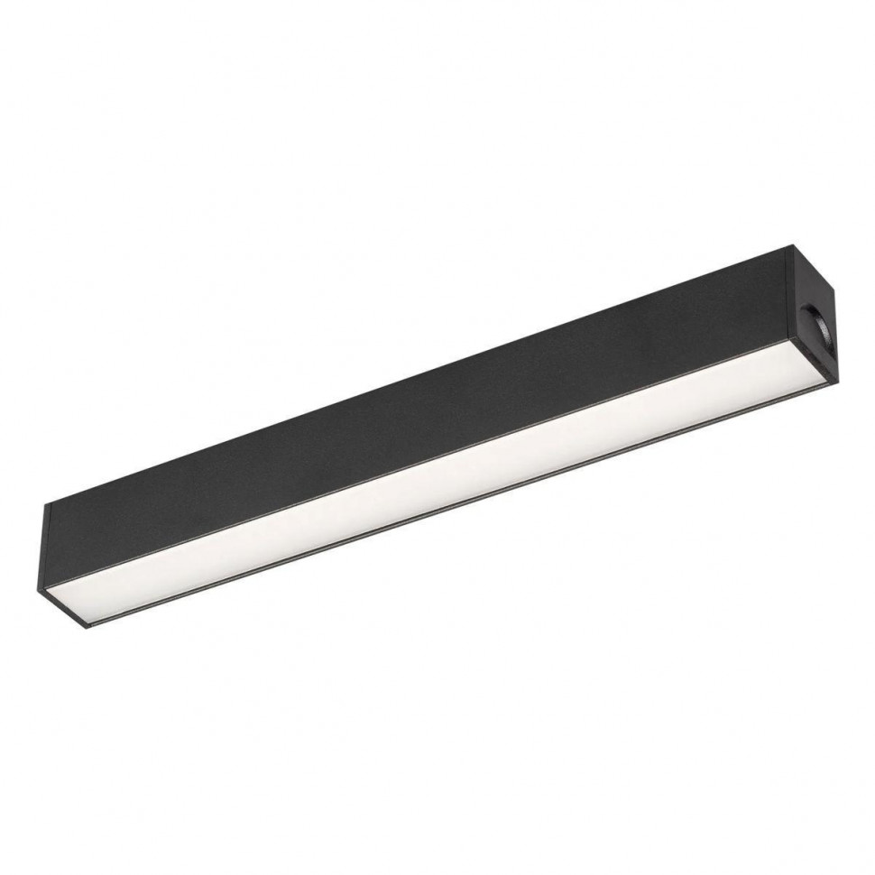 Трековый магнитный светильник Arlight MAG-FLAT-25-L200-6W Day4000 (BK, 100 deg, 24V, DALI) 046331