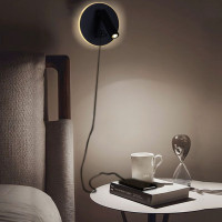 Спот Reluce 86203-9.2-001KT LED12W+USB BK