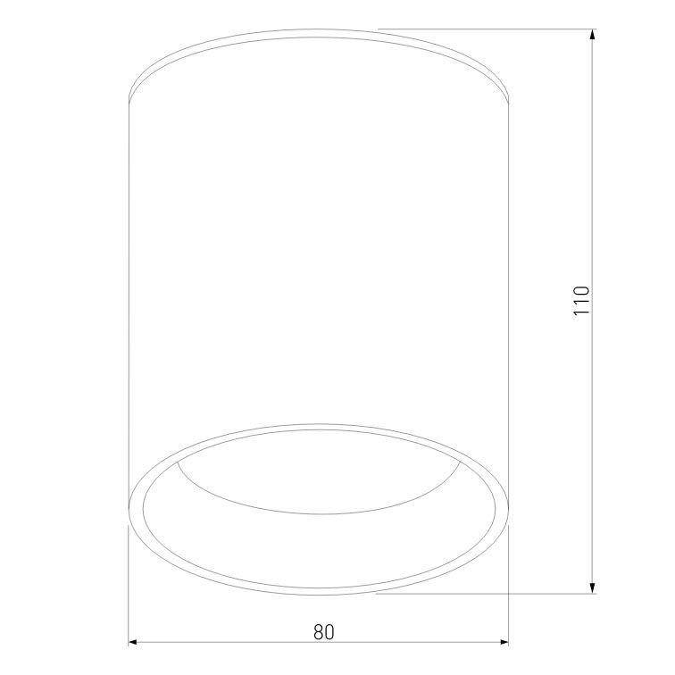 Уличный светодиодный светильник Elektrostandard Light Led 35130/H черный a056229