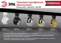 Трековый светильник Эра TR35-GU10 MG Б0053297