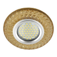 Встраиваемый светильник Fametto Luciole DLS-L144 Gu5.3 Glassy/Gold
