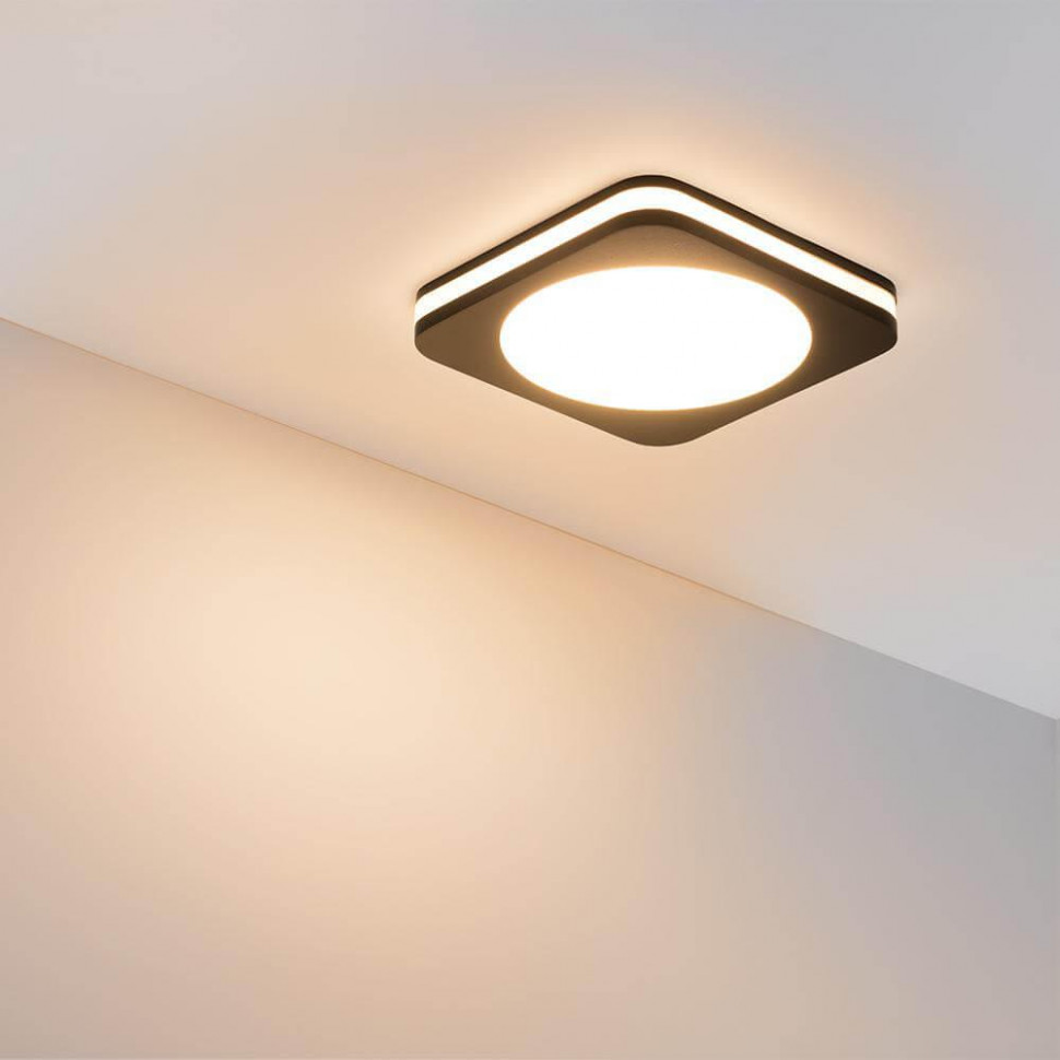 Влагозащищенный светильник Arlight LTD-96x96SOL-BK-10W Day White 022008
