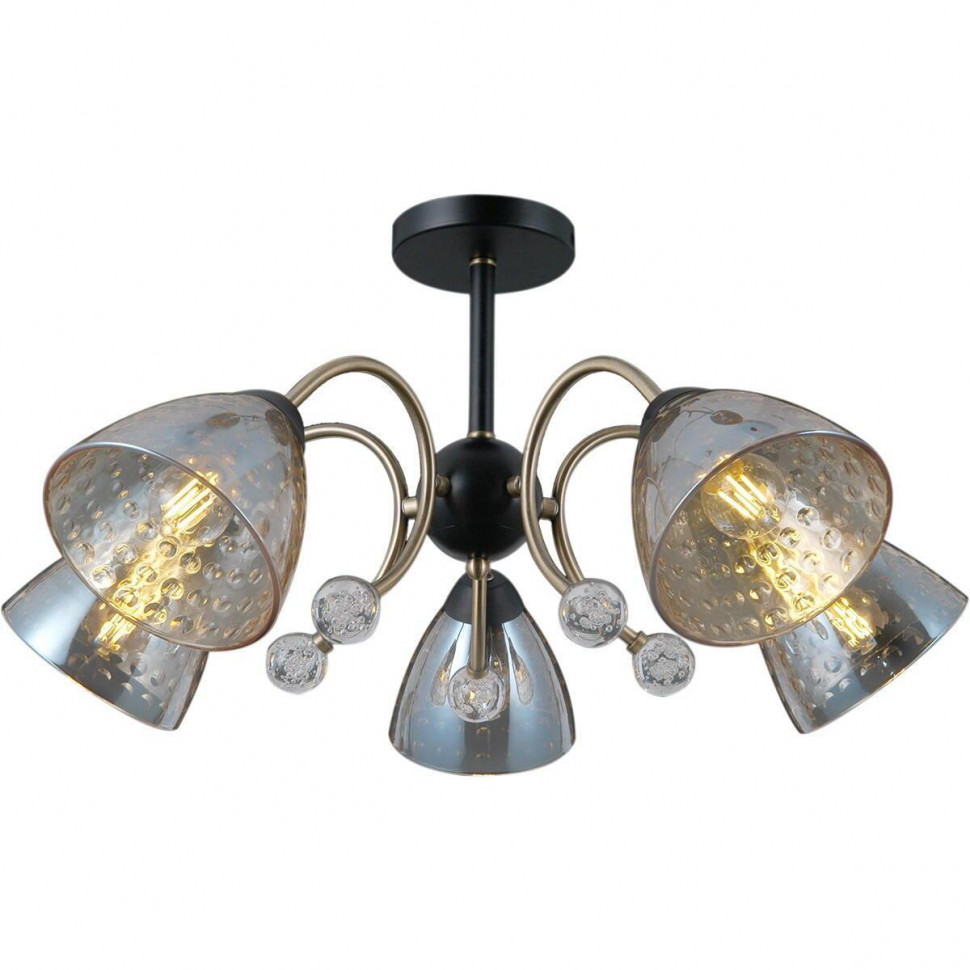 Люстра на штанге Illumico IL0230-5CSQ-29 BK AB
