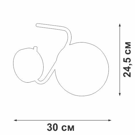Бра Vitaluce V4715-1/1A