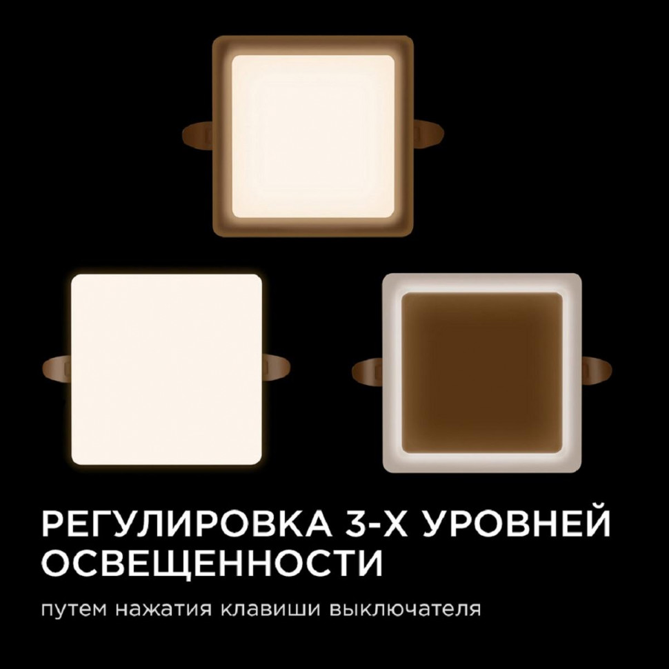 Встраиваемая светодиодная панель Apeyron FLP 06-114