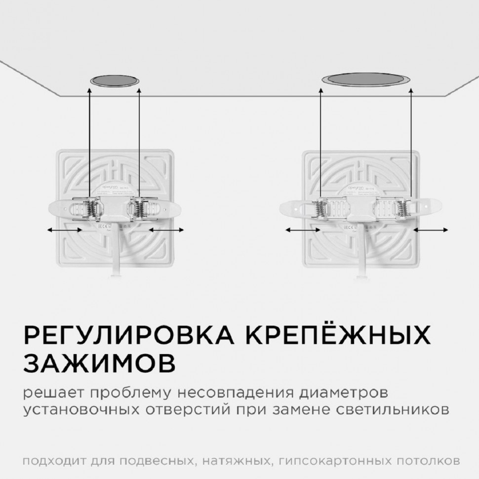 Встраиваемая светодиодная панель Apeyron FLP 06-114