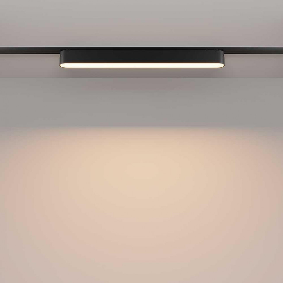 Трековый магнитный светильник Maytoni Basis TR080-1-18W3K-B