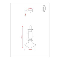 Подвесной светильник Arte Lamp Fiorato A2442SP-11PB