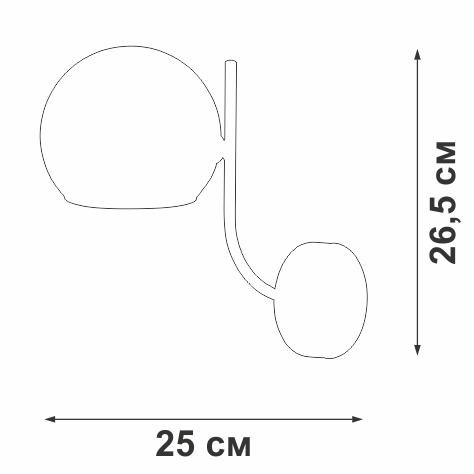 Бра Vitaluce V3957-7/1A