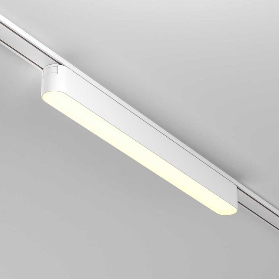Трековый магнитный светильник Maytoni Basis TR080-1-18W3K-W