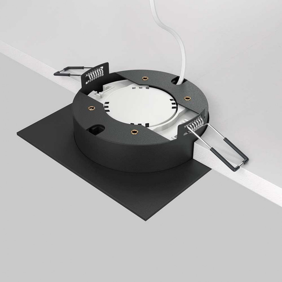 Встраиваемый светильник Maytoni Technical Hoop DL086-GX53-SQ-BW