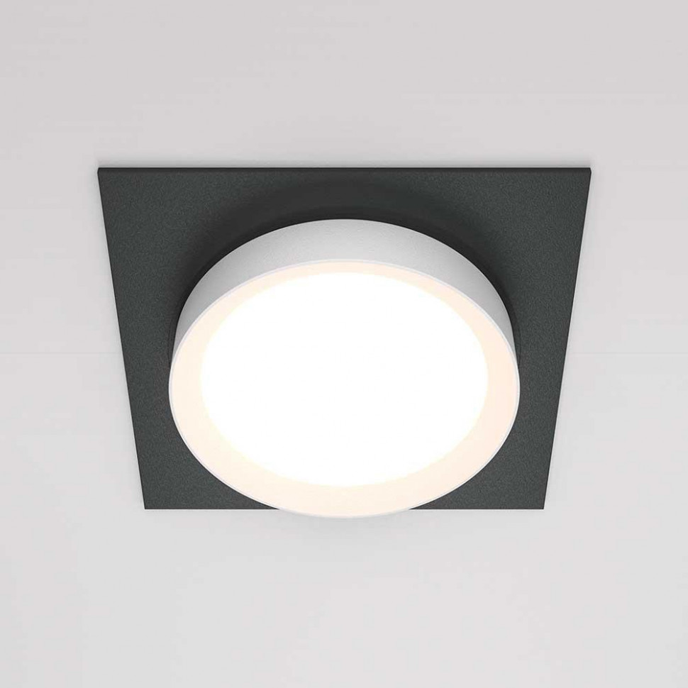Встраиваемый светильник Maytoni Technical Hoop DL086-GX53-SQ-BW