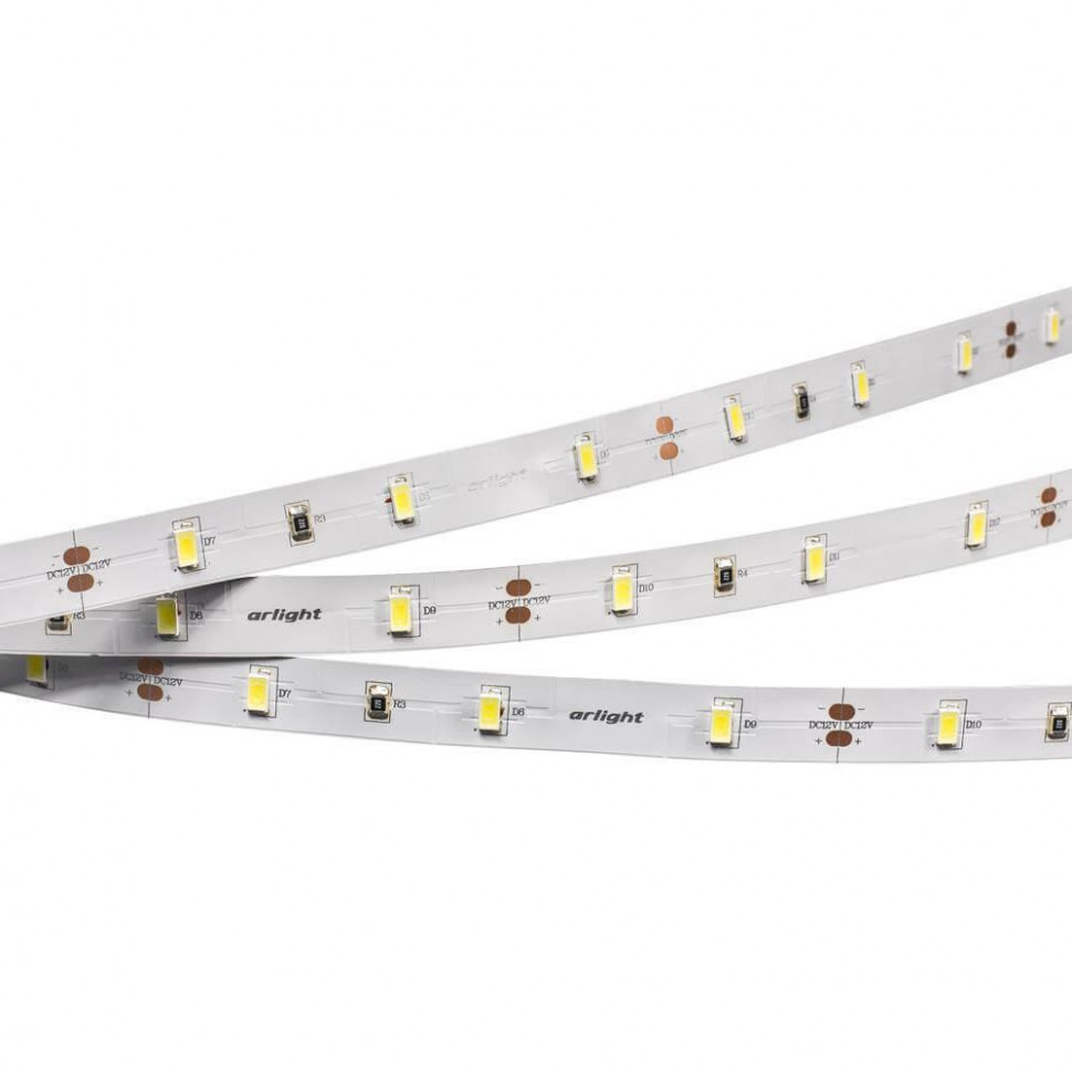 Светодиодная лента Arlight 12W/m 30LED/m 5630SMD холодный белый 5M 013852