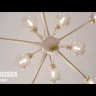 Настольная лампа Crystal Lux Francisca LG1 Gold/Cognac