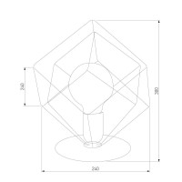 Настольная лампа TK Lighting 5450 Alambre