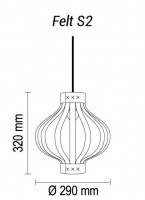 Подвесной светильник TopDecor Felt Boom A1 16