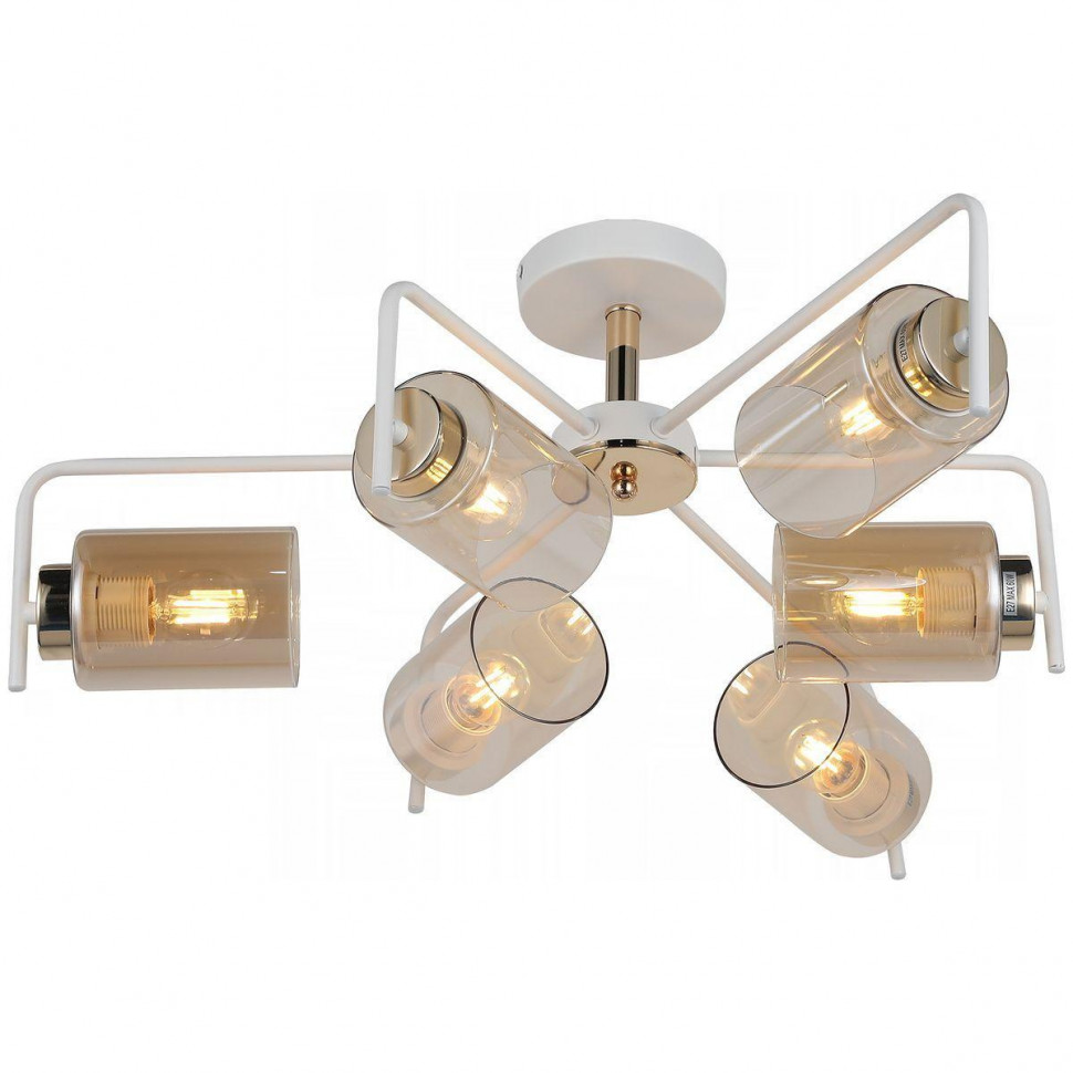 Люстра на штанге Illumico IL8248-6COU-79 WH GD