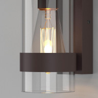 Уличный настенный светильни Elektrostandard Falcon 35167/D темно-коричневый4690389195273 a063466