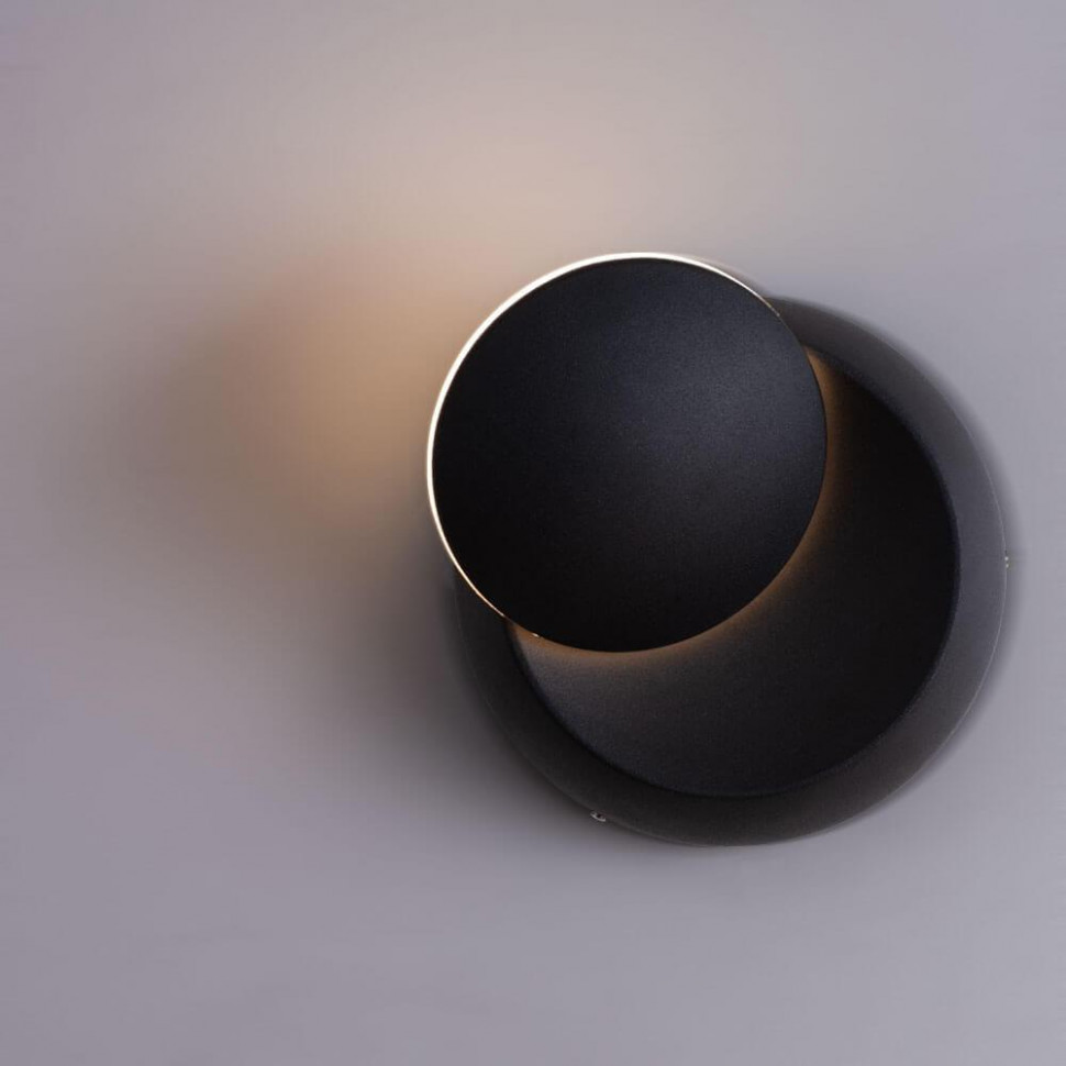Настенный светодиодный светильник Arte Lamp Eclipse A1421AP-1BK
