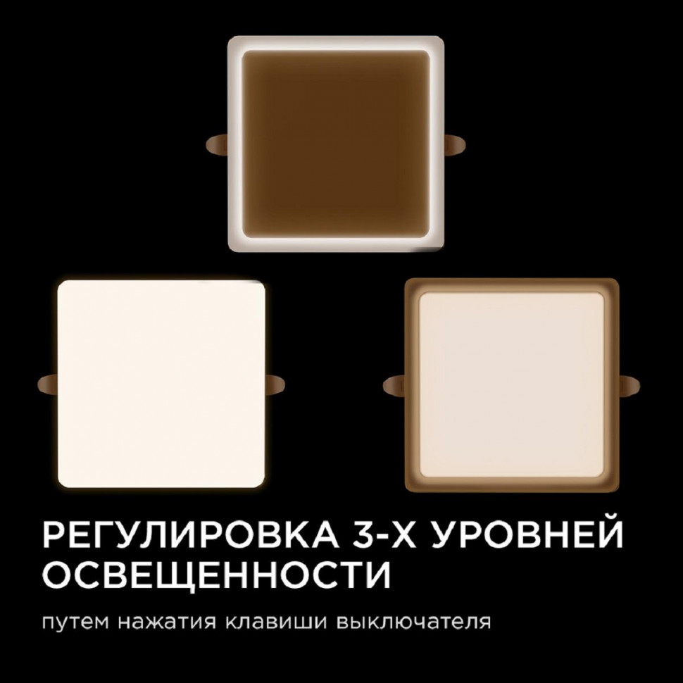 Встраиваемая светодиодная панель Apeyron FLP 06-118