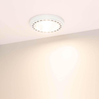 Светодиодная лампа Arlight AR111-UNIT-GU10-15W-DIM Warm3000 (WH, 24 deg, 230V) 026867