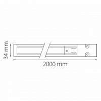 Шинопровод трехфазный Lightstar Barra 504025