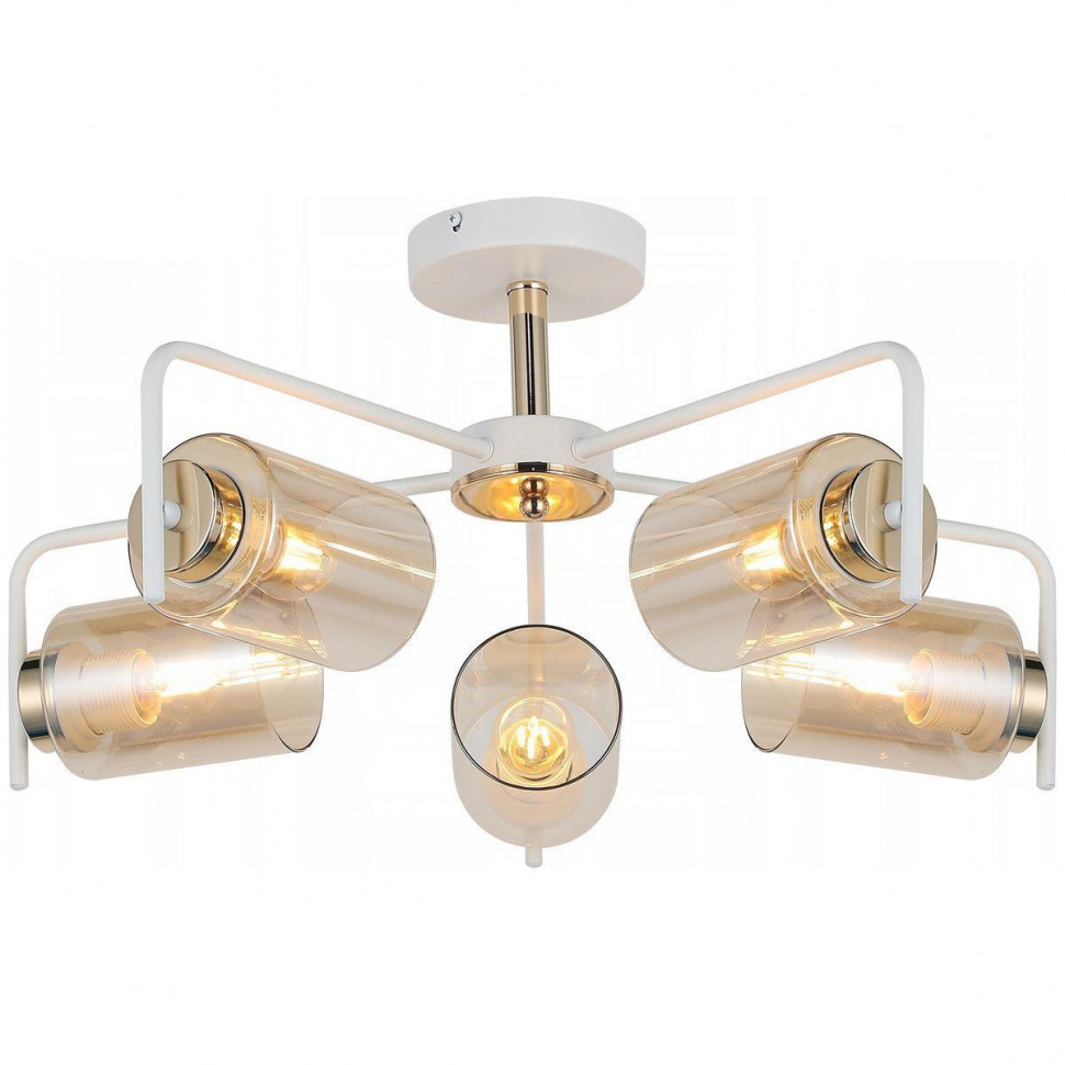 Люстра на штанге Illumico IL8248-5COU-79 WH GD