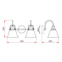 Бра Rivoli Avrora 5055-702 Б0047345