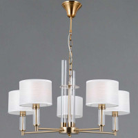 Подвесная люстра Illumico IL0755-5PSQ-25 BRASS GENOA