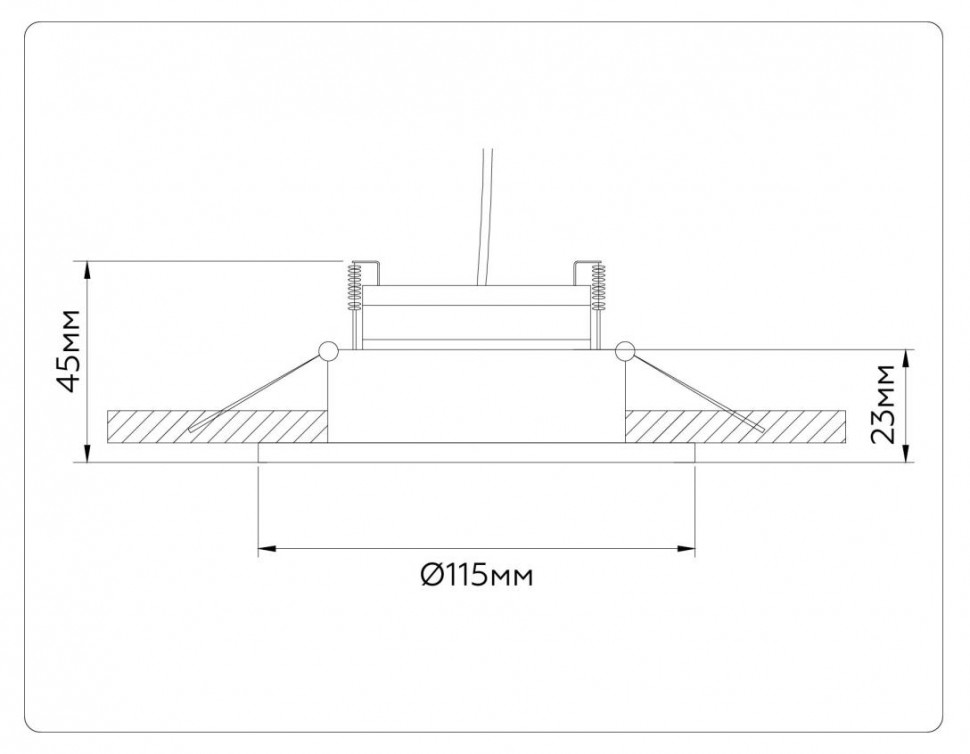 Встраиваемый светильник Ambrella Light GX Standard Tech Techno Spot TN51912