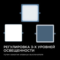 Встраиваемая светодиодная панель Apeyron FLP 06-131