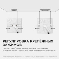Встраиваемая светодиодная панель Apeyron FLP 06-131