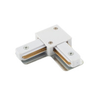 Коннектор L-образный Denkirs DK Track White TR1102-WH