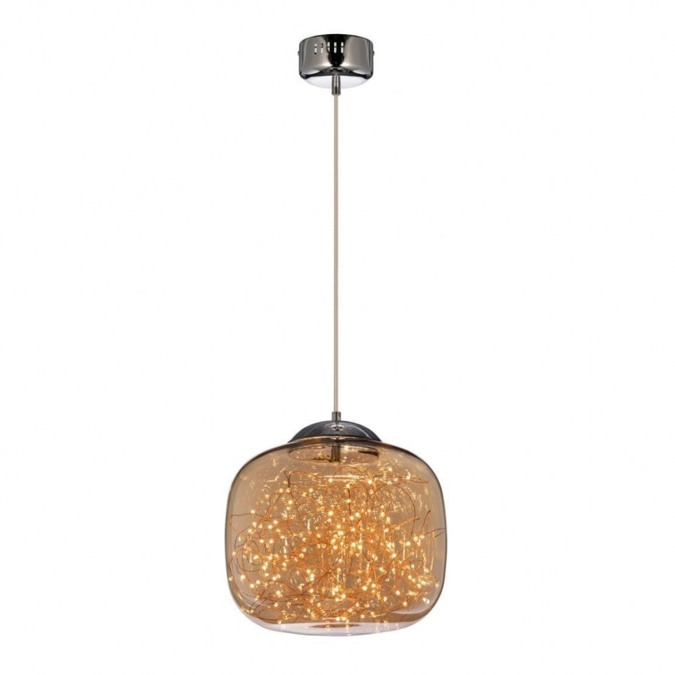 Подвесной светодиодный светильник Lumina Deco Daisy LDP 6823-300 CHR+AMB