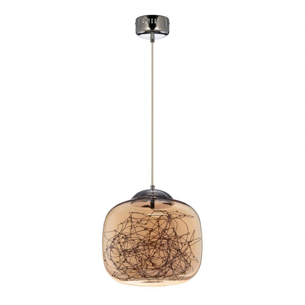Подвесной светодиодный светильник Lumina Deco Daisy LDP 6823-300 CHR+AMB