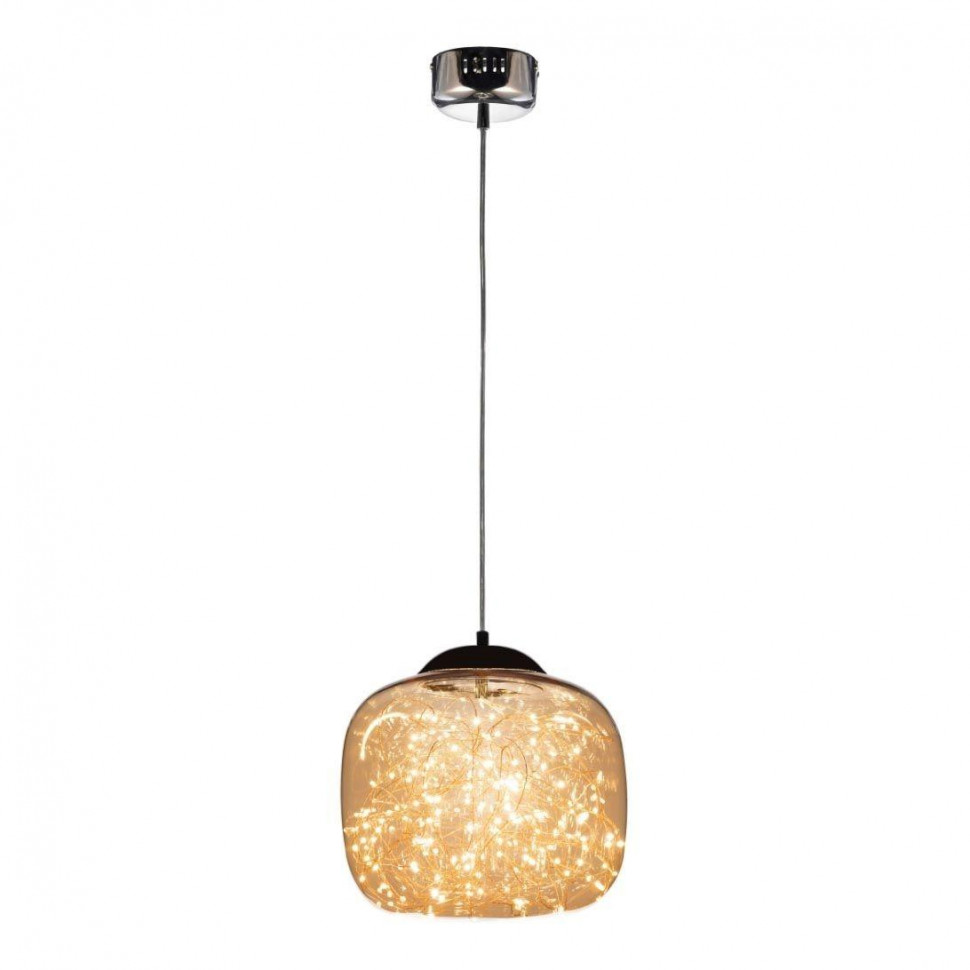 Подвесной светодиодный светильник Lumina Deco Daisy LDP 6823-300 CHR+AMB