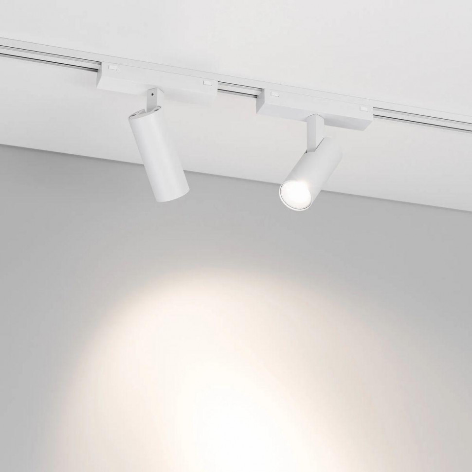 Трековый магнитный светильник Arlight MAG-VIBE-SPOT-R55-18W Day4000-MIX (WH, 24 deg, 48V, TUYA Zigbee) 045005