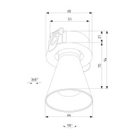 Встраиваемый светильник Elektrostandard Bell 4690389208546 25097/LED a068059